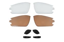 Force CALIBRE modré cyklistické brýle - modrá zrc. skla