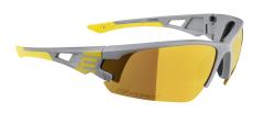 Force CALIBRE šedo-žluté cyklistické brýle - žlutá zrc. skla