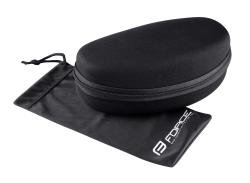 Force CREED bielo-červené, čierne zrkadlové sklá cyklistické okuliare