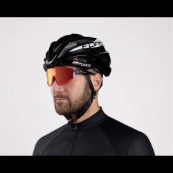 Force CREED černo-červené, červené revo skla cyklistické brýle