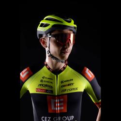Force CREED černo-červené, červené revo skla cyklistické brýle