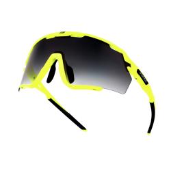 Force CYCLONE černo-fluo cyklistické brýle,černé přechod. sklo