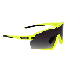 Force CYCLONE černo-fluo cyklistické brýle,černé přechod. sklo