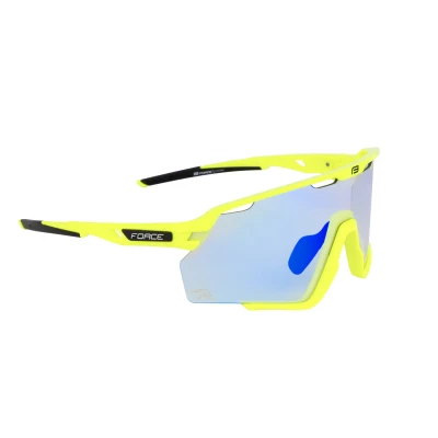 Force CYCLONE černé-fluo cyklistické brýle, modré fotochromatické sklo