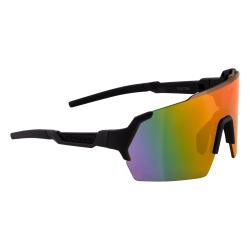 Force ELECTRA černé cyklistické brýle, červené revo sklo