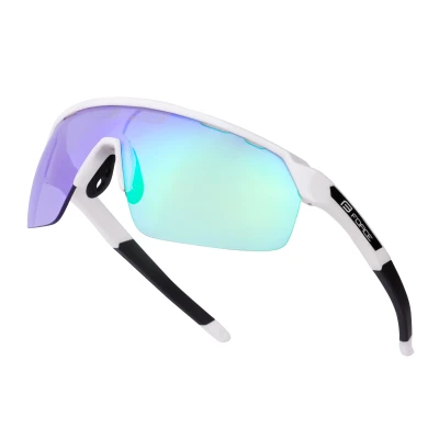 Force ENIGMA PRO bílé lesk,fialové zrc. sklo - cyklistické brýle Force ENIGMA PRO bílé lesk,fialové zrc. sklo - cyklistické brýle