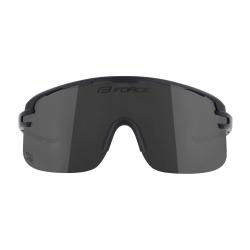Force EPIC čierne, čierne zrkadlové sklo cyklistické okuliare