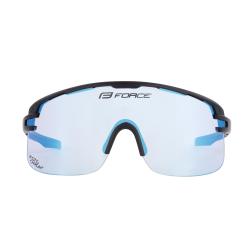 Force EPIC čierne, modré fotochromatické sklo - cyklistické okuliare