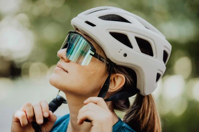 Force EPIC černé,modré fotochromatické sklo - cyklistické brýle