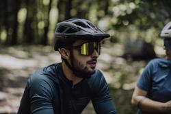 Force EPIC černé, žluté zrc. sklo cyklistické brýle