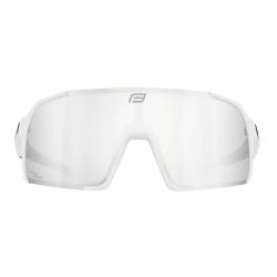 Force GLARE biele, fotochromatické sklo - cyklistické okuliare