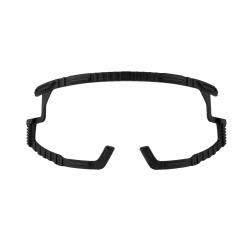 Force GRIP bílé cyklistické brýle - modrá revo skla