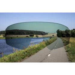 Force GRIP fluo cyklistické brýle - modrá revo skla