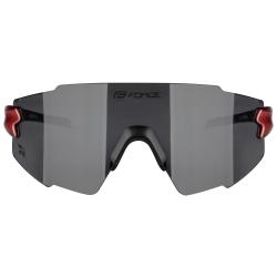 Force MANTRA červené, čierne zrk. sklo - cyklistické okuliare