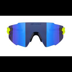 Force MANTRA fluo cyklistické brýle - modré zrc. sklo
