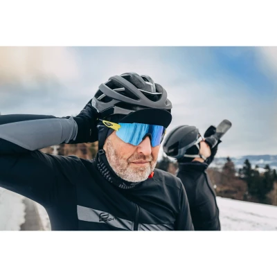 Force MANTRA fluo cyklistické brýle - modré zrc. sklo