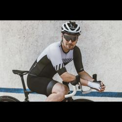 Force SONIC šedo-černé cyklistické brýle - černá zrc. skla