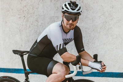 Force SONIC šedo-černé cyklistické brýle - černá zrc. skla
