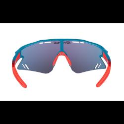 Force SPECTER modro-červené cyklistické okuliare - červené zrkadlové sklo