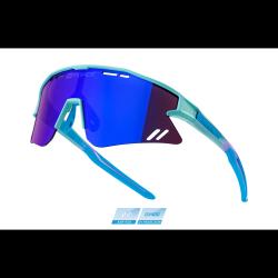 Force SPECTER tyrkysovo-modré cyklistické brýle - modré zrc. sklo Force SPECTER tyrkysovo-modré cyklistické brýle - modré zrc. sklo