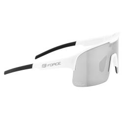 Force SPIRE bílé cyklistické brýle, fotochromatické sklo