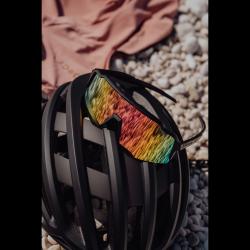Force STRIVE černé, růžové zrc. sklo - cyklistické brýle