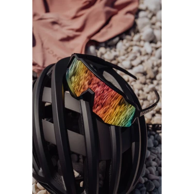 Force STRIVE černé, růžové zrc. sklo - cyklistické brýle
