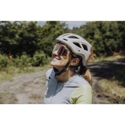 Force STRIVE transparentní, fial-žluté zrc. sklo - cyklistické brýle