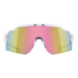 Force STRIVE transparentní, růžové zrc. sklo - cyklistické brýle