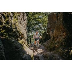 Force STRIVE transparentní, růžové zrc. sklo - cyklistické brýle