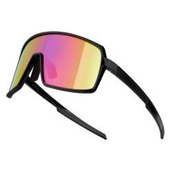 Force ZOOM černé, červené sklo - cyklistické brýle