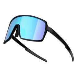 Force ZOOM černé, modré sklo - cyklistické brýle