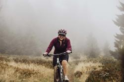 Force ARROW LADY fialová dámská softshellová cyklobunda