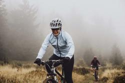 Force ARROW LADY sv.modrá dámská softshellová cyklobunda