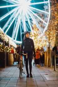 Force ARROW LADY černá dámská softshellová cyklobunda