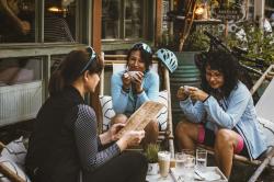 Force ARROW LADY sv.modrá dámská softshellová cyklobunda