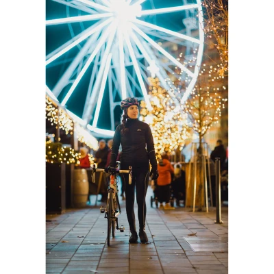 Force ARROW LADY černá dámská softshellová cyklobunda