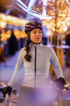 Force ARROW LADY sv.modrá dámská softshellová cyklobunda