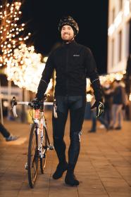 Force ARROW černá softshellová cyklobunda