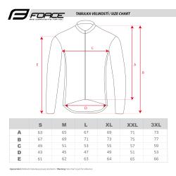 Force BRIGHT černá zimní cyklistická bunda