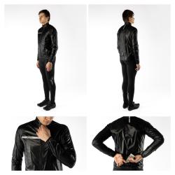 Force WINDPRO černá neprofuk cyklistická bunda