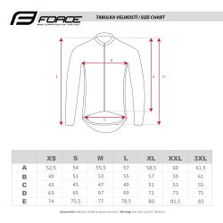 Force X100 černo-šedá zimní cyklistická bunda