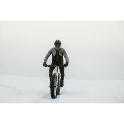 Force X100 černo-šedá zimní cyklistická bunda