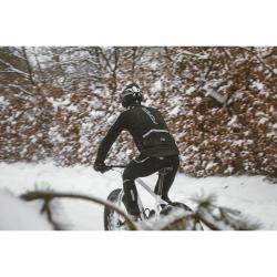 Force X100 černo-šedá zimní cyklistická bunda