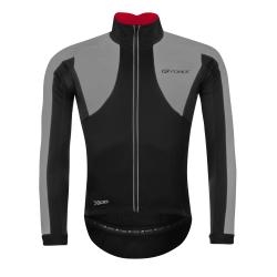 Force X100 černo-šedá zimní cyklistická bunda