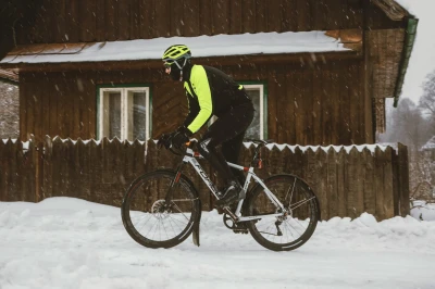Force X100 černo-fluo pánská zimní cyklobunda