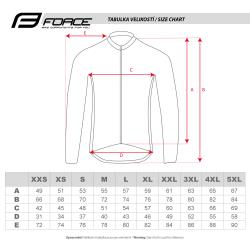 Force X70 šedo-černá windster cyklistická bunda