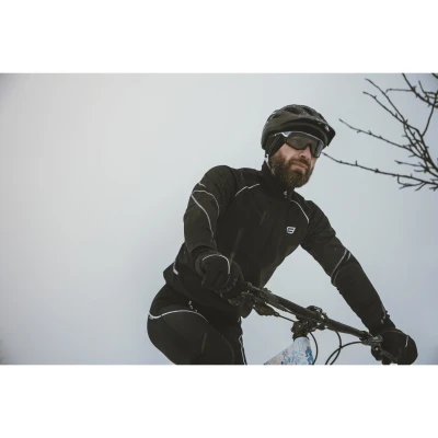 Force X70 šedo-černá windster cyklistická bunda