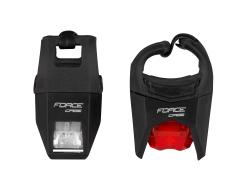 Force CAGE Blikačky sada přední bílá + zadní červená