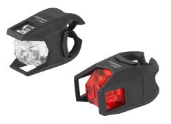 Force CAGE Blikačky sada přední bílá + zadní červená